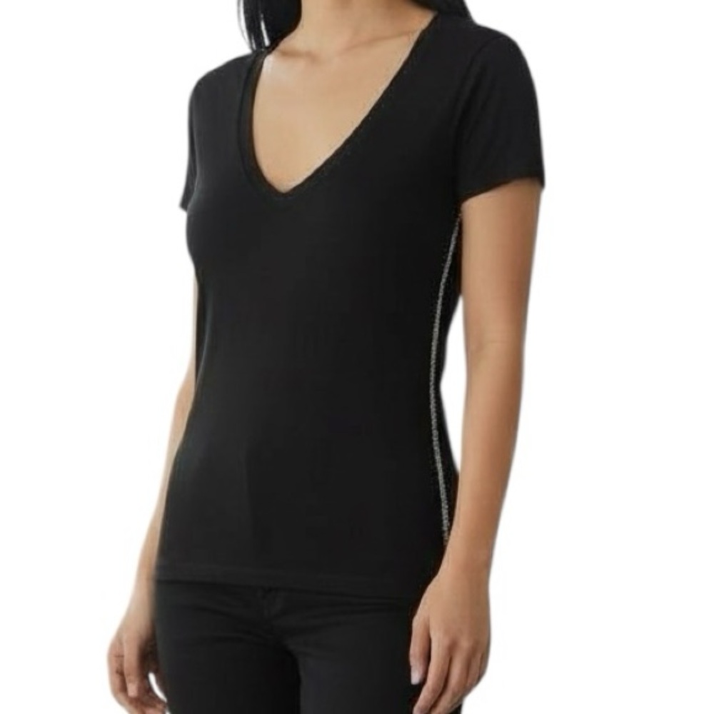 Michael Lauren V Neck 100% Cotton Shirt Size XS